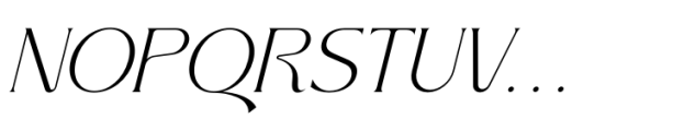 Tarekah Italic Font LOWERCASE