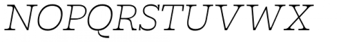 Tarif Extralight Italic Font UPPERCASE