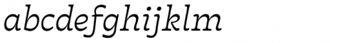 Tarif Light Italic Font LOWERCASE