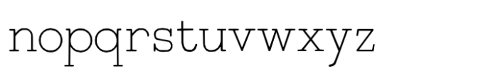 Tarkovsky Font LOWERCASE