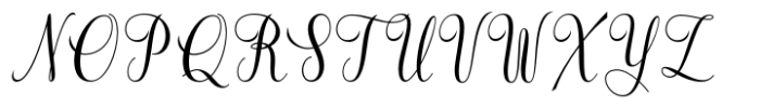 Tarnese Font UPPERCASE
