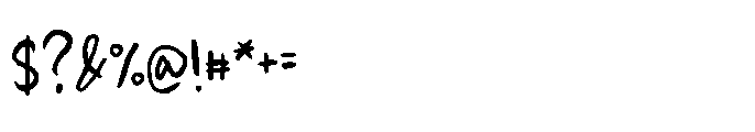 Taro Leaves Brush Font OTHER CHARS