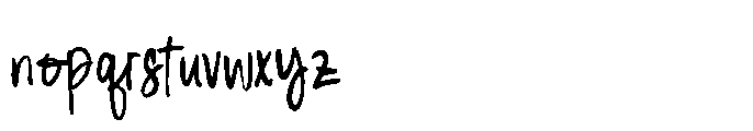 Taro Leaves Brush Font LOWERCASE