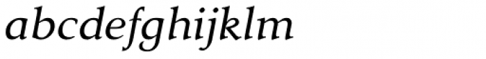 Tarocco OSFOT Italic Font LOWERCASE