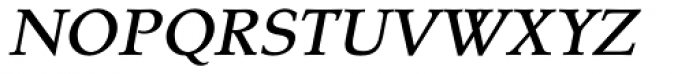 Tarocco OSFOT Medium Italic Font UPPERCASE