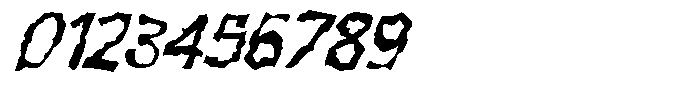 Tarophis Oblique Font OTHER CHARS