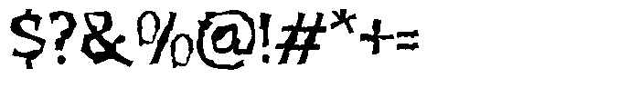 Tarophis Regular Font OTHER CHARS