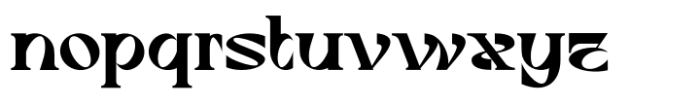 Tarsica Font LOWERCASE