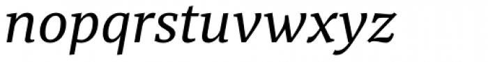 Tarsus Italic Font LOWERCASE