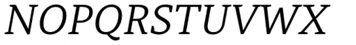 Tarsus Light Italic Font UPPERCASE
