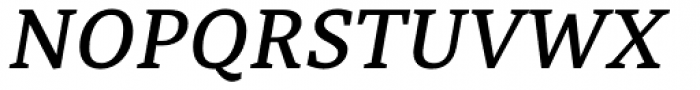 Tarsus Medium Italic Font UPPERCASE