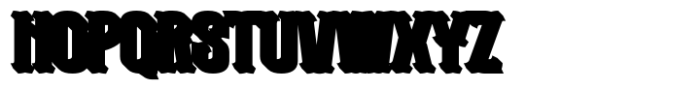 Tarvise Extrude Font UPPERCASE