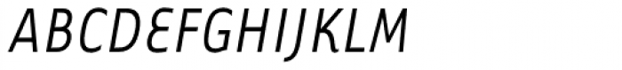 Tarzana Narrow Italic Font UPPERCASE