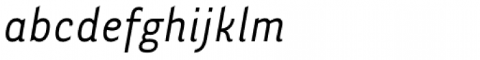 Tarzana Narrow Italic Font LOWERCASE