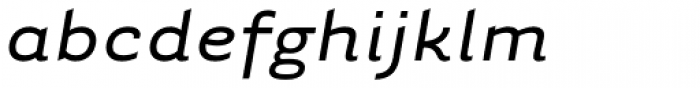 Tarzana Wide Italic Font LOWERCASE