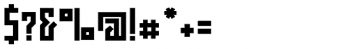 Tasci Kufi Black Compressed Font OTHER CHARS