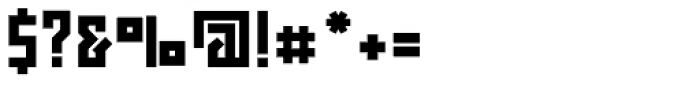 Tasci Kufi Black Condensed Font OTHER CHARS