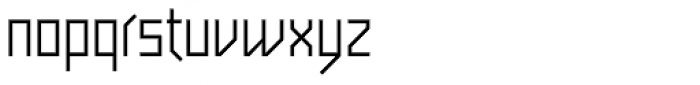Tasci Kufi ExtraLight Font LOWERCASE