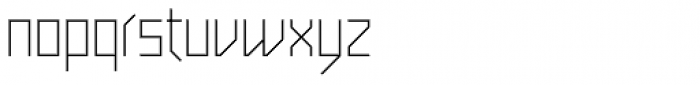 Tasci Kufi Thin Font LOWERCASE