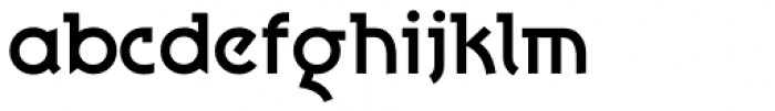 Tasci Serif Bold Font LOWERCASE