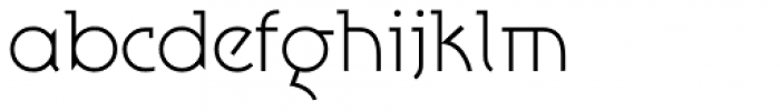 Tasci Serif UltraLight Font LOWERCASE
