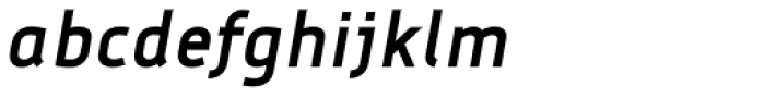 Tascinorm Bold Italic Font LOWERCASE