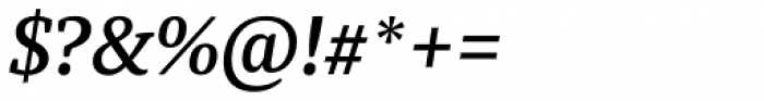 Tasman Medium Italic Font OTHER CHARS