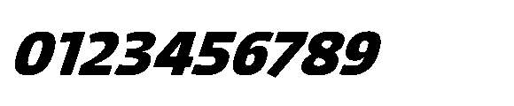 Tassili Black Italic Font OTHER CHARS