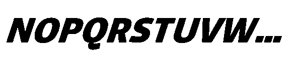 Tassili Black Italic Font UPPERCASE