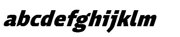 Tassili Black Italic FONT