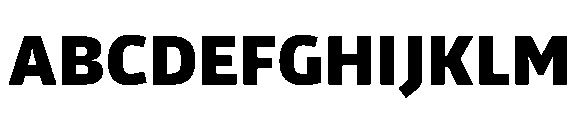 Tassili Black Font UPPERCASE