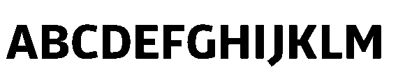 Tassili Bold Font UPPERCASE