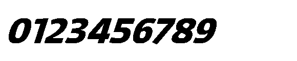 Tassili Extra Bold Italic Font OTHER CHARS