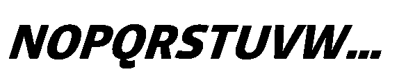 Tassili Extra Bold Italic Font UPPERCASE