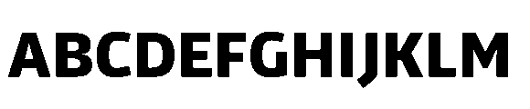 Tassili Extra Bold Font UPPERCASE