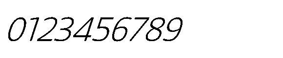 Tassili Extra Light Italic Font OTHER CHARS
