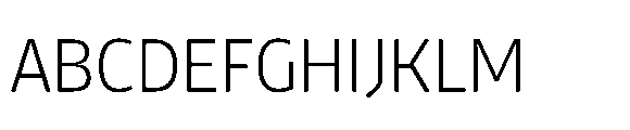 Tassili Extra Light Font UPPERCASE