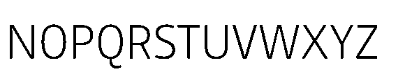 Tassili Extra Light Font UPPERCASE