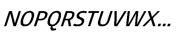 Tassili Italic Font UPPERCASE