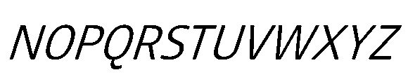 Tassili Light Italic Font UPPERCASE