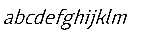 Tassili Light Italic FONT