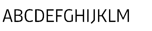 Tassili Light Font UPPERCASE
