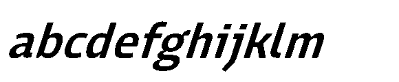 Tassili Medium Italic FONT
