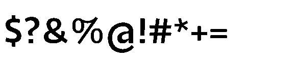 Tassili Medium Font OTHER CHARS
