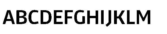 Tassili Medium Font UPPERCASE
