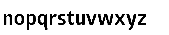 Tassili Medium Font LOWERCASE