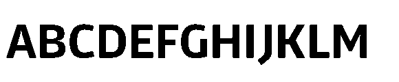 Tassili Semi Bold Font UPPERCASE