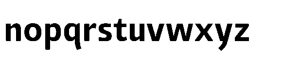Tassili Semi Bold Font LOWERCASE