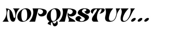 Tasty Real Italic Font UPPERCASE