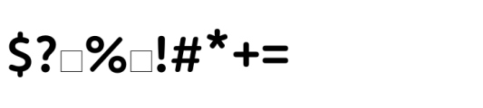 Tatsam Bengali Rounded Semibold Font OTHER CHARS